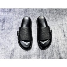 펜디 FENDI 남성 블랙 슬리퍼 001-177517