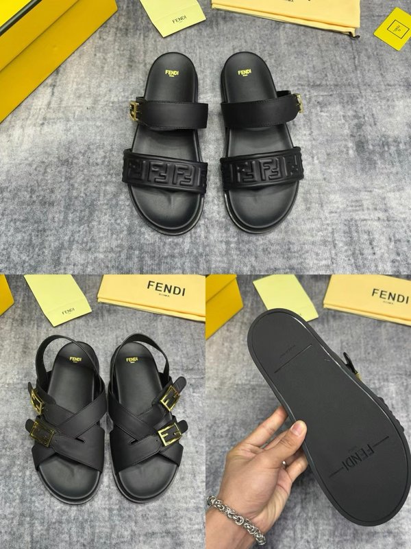 펜디 Fendi 신규 남성 슬리퍼 001-177549