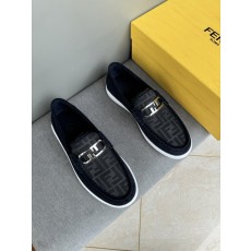 펜디 FENDI 남성 캐주얼 가죽 로퍼 001-177571