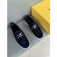 펜디 FENDI 남성 캐주얼 가죽 로퍼 001-177574