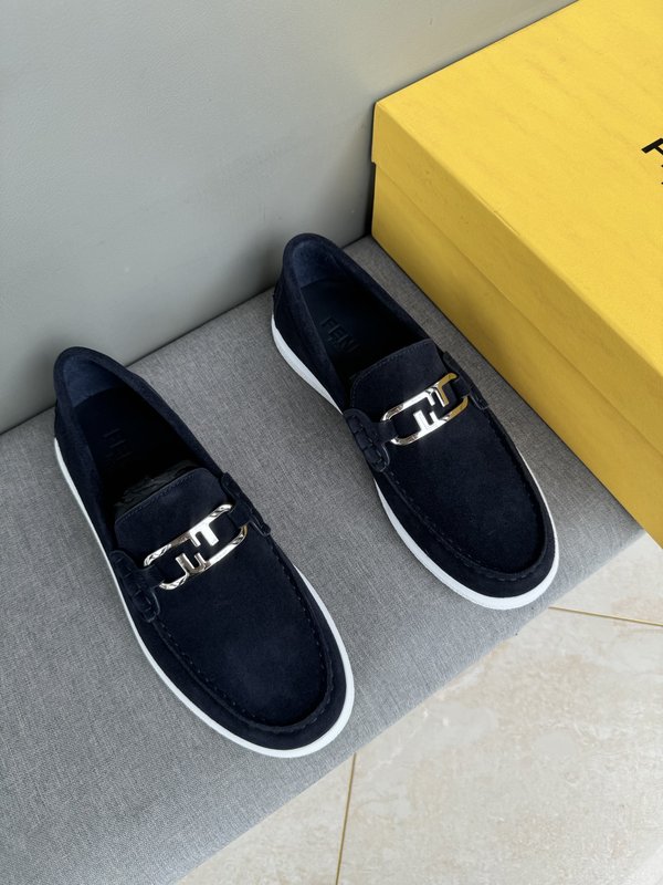 펜디 FENDI 남성 캐주얼 가죽 로퍼 001-177574