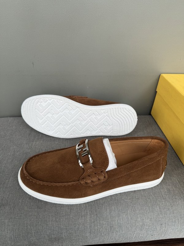 펜디 FENDI 남성 캐주얼 가죽 로퍼 001-177575