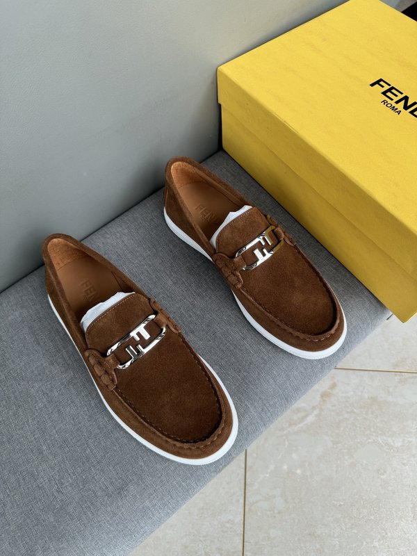 펜디 FENDI 남성 캐주얼 가죽 로퍼 001-177575
