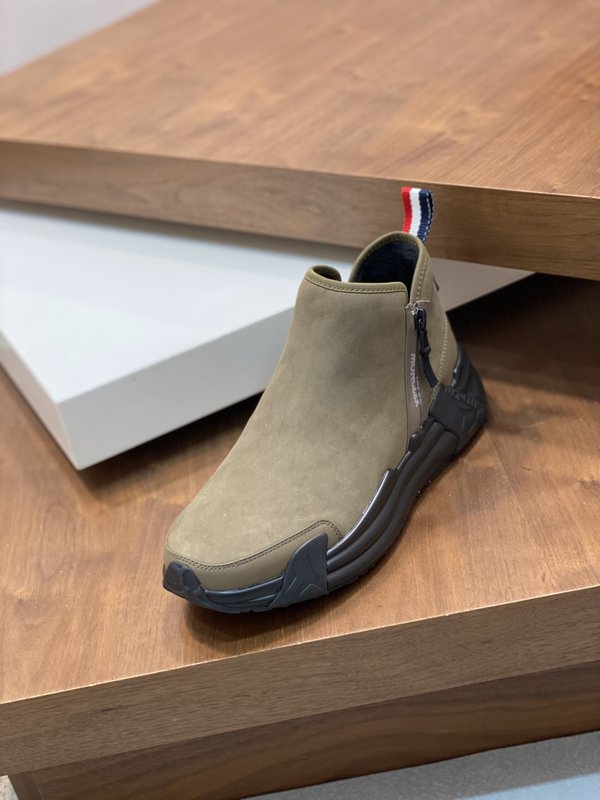 몽클레어 남성 가죽 메쉬 캐주얼 운동화 001-177587