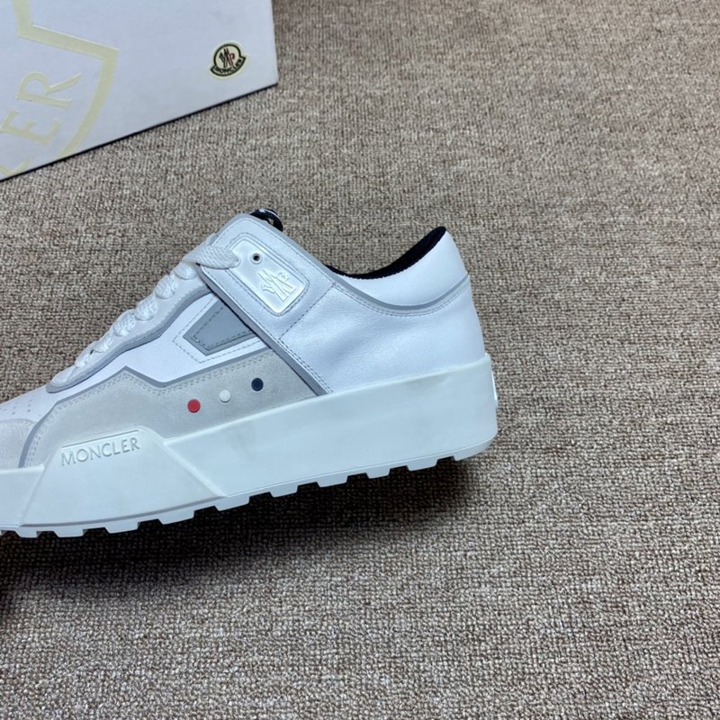 몽클레르 MONCLER 화이트 가죽 스니커즈 001-177615