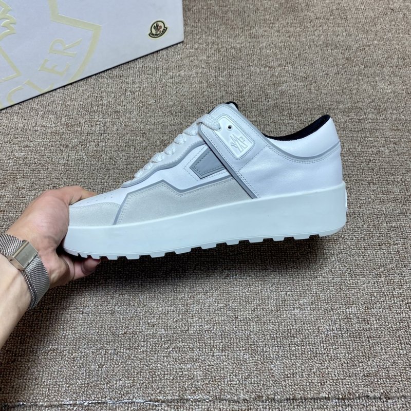 몽클레르 MONCLER 화이트 가죽 스니커즈 001-177615