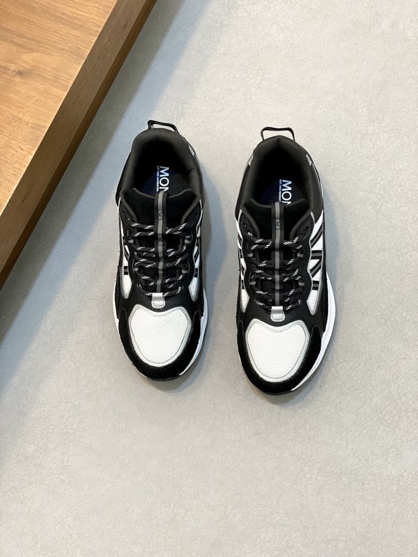 몽클레어 남성 운동화 수입 소 가죽 스플라이싱 001-177654