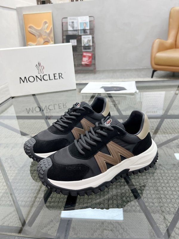 몬클레어 P600 이탈리아 소 가죽 캐주얼 운동화 001-177663
