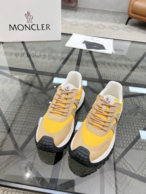 몬클레르 이탈리아 가죽 캔버스 운동화 001-177664