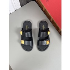 발렌티노 남성용 가죽 바닥 슬리퍼 001-177730