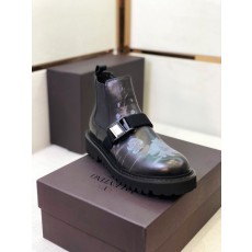 발렌티노 남성 소가죽 두꺼운 바닥 더비 슈즈 001-177735