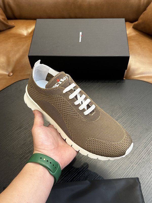 Kiton 남성 니트 소재 운동화 001-177839