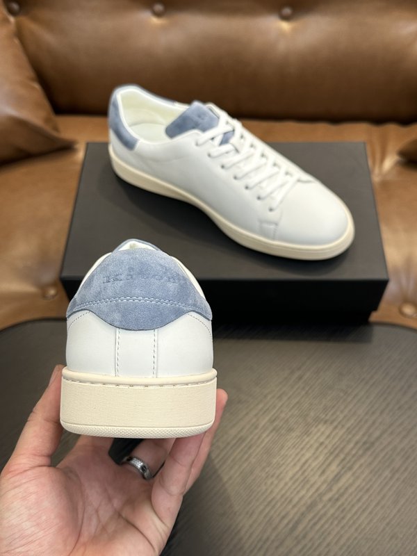 Kiton 남성 송아지 가죽 스니커즈 001-177849