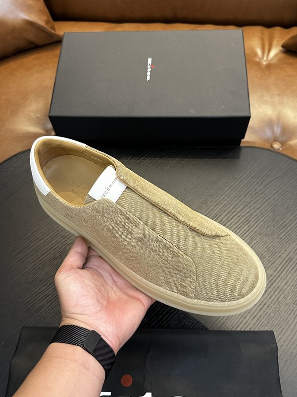 Kiton 남성 소가죽 스니커즈 001-177854