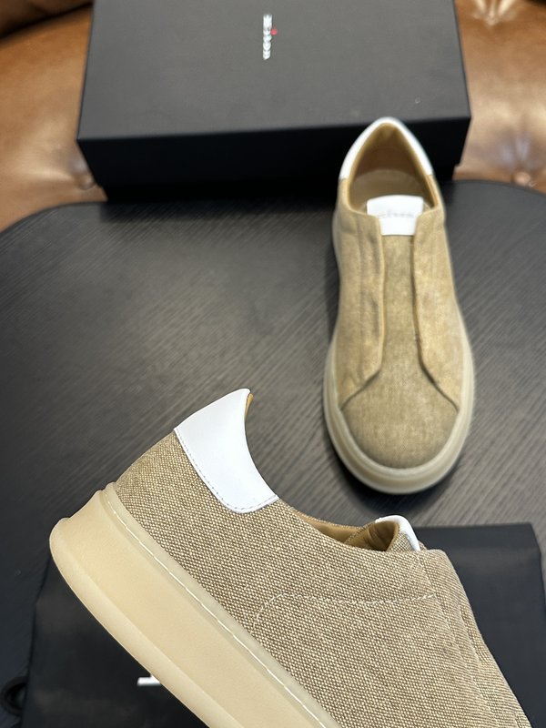 Kiton 남성 소가죽 스니커즈 001-177854