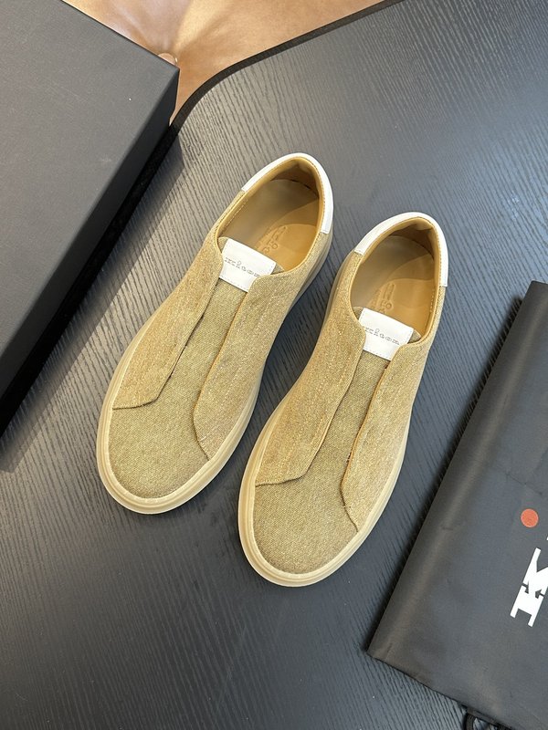 Kiton 남성 소가죽 스니커즈 001-177854