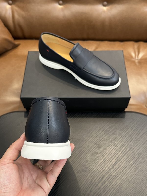 Kiton 남성 송아지 가죽 스니커즈 001-177873