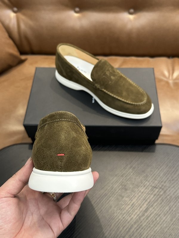 Kiton 남성 송아지 가죽 스니커즈 001-177892