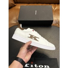 Kiton 남성 소가죽 운동화 001-177919