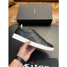Kiton 남성 송아지 가죽 스니커즈 001-177921
