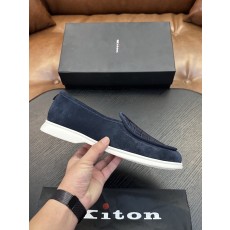 Kiton 남성 고급 소가죽 운동화 001-177943