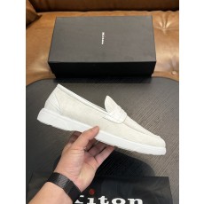 Kiton 남성 송아지 가죽 스니커즈 001-177961