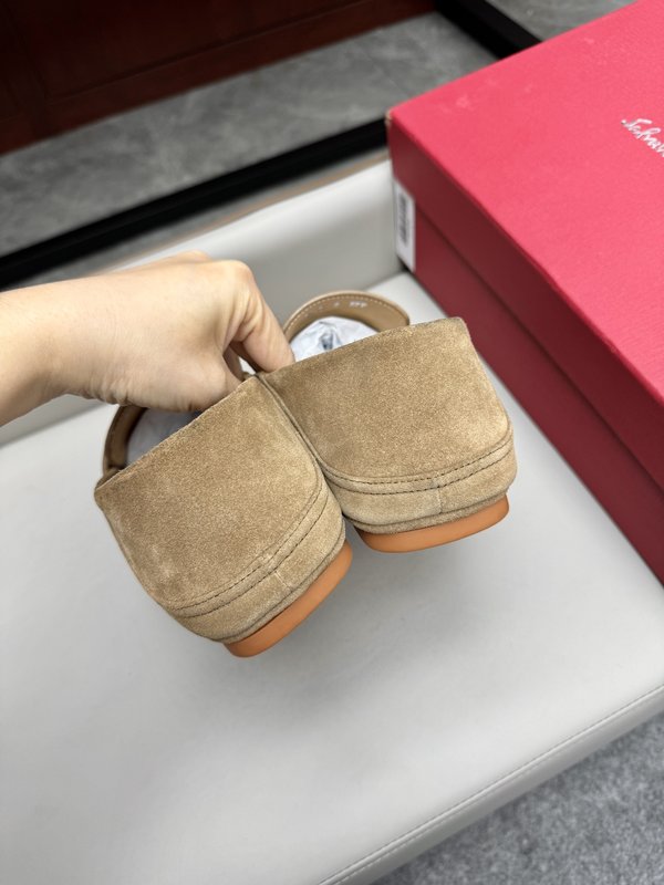 페라가모 새로운 송아지 가죽 로퍼 001-178034