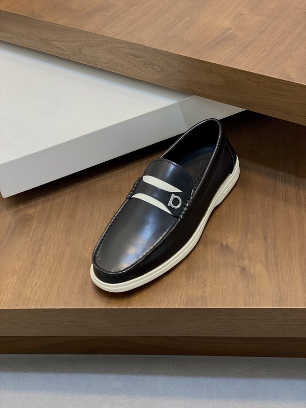 페라가모 남성 가죽 드라이빙 슈즈 001-178057