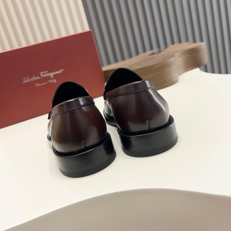페라가모 남성 정품 가죽 정장 구두 001-178096