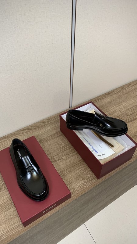 페라가모 남성 비즈니스 캐주얼 가죽 구두 001-178138