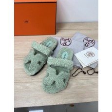 에르메스 2022春夏 양모 슬리퍼 커플룩 001-178275