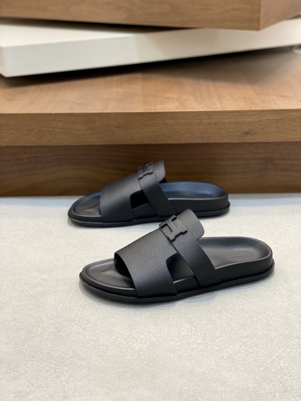 에르메스 신규 가죽 방슬 슬리퍼 001-178468
