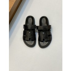 에르메스 소가죽 미끄럼 방지 고무바닥 슬리퍼 001-178483