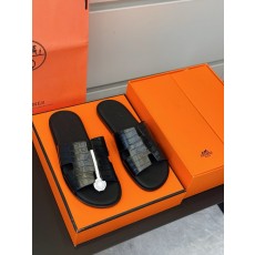 에르메스 클래식 남성 가죽 슬리퍼 001-178499