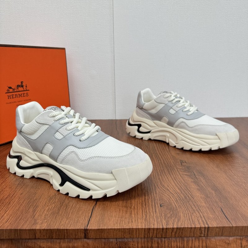 에르메스 남성용 두꺼운 밑창 운동화 캐주얼 슈즈 001-178568