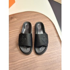 에르메스 남성용 가죽 안티슬립 슬리퍼 001-178637
