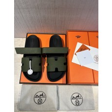 에르메스 H 로고 남성 가죽 슬리퍼 001-178663
