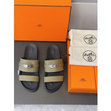 에르메스 남성 가죽 슬리퍼 001-178948