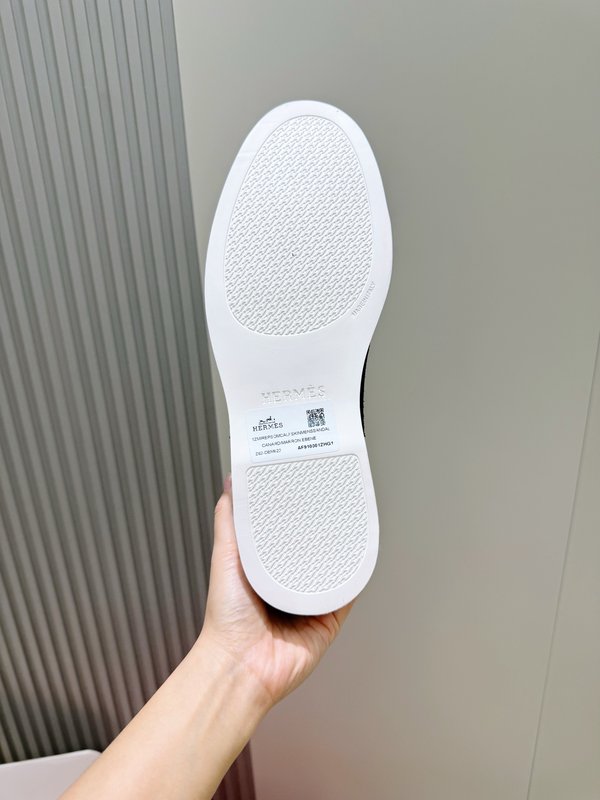 에르메스 잡 하이톱 스웨이드 슈즈 001-178993