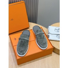 에르메스 스타일 남성 소가죽 반슬리퍼 001-178996