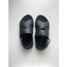 에르메스 블랙 송아지 가죽 기능성 샌들 001-179038