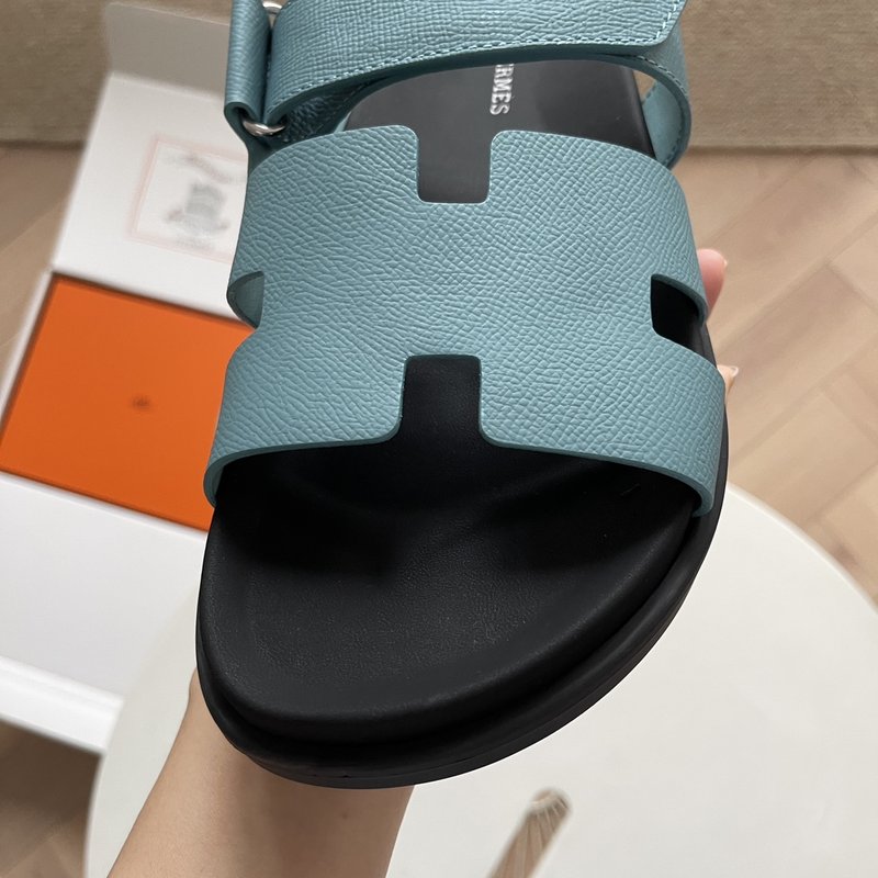 에르메스 스타일 EPSOM 소가죽 기능성 샌들 001-179047