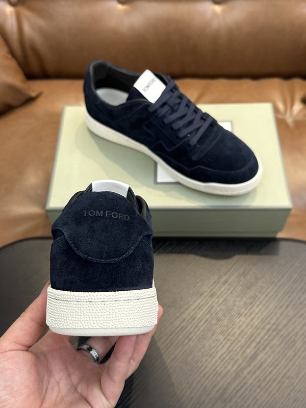 TOM FORD 가죽 로우탑 스니커즈 001-179192