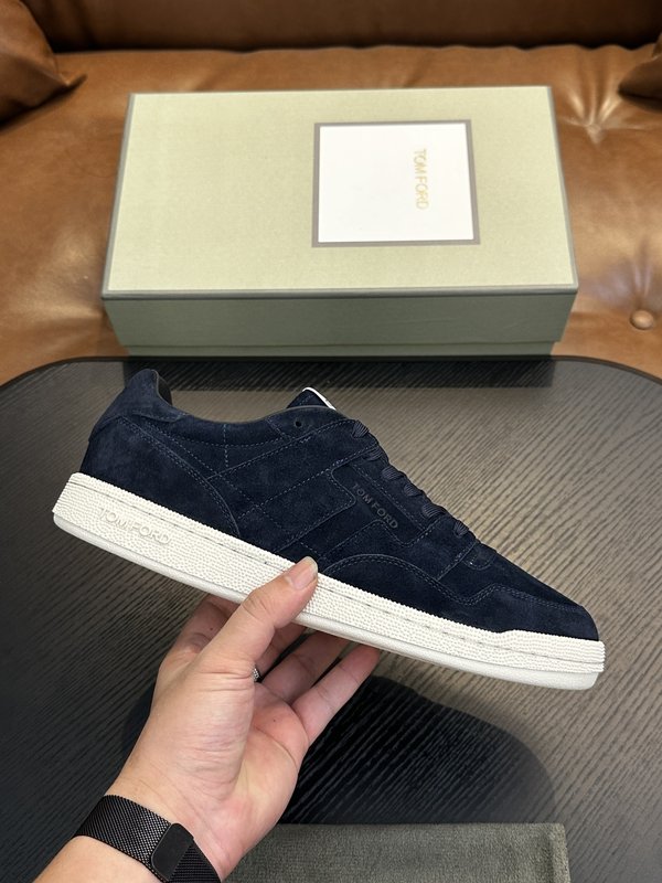 TOM FORD 가죽 로우탑 스니커즈 001-179192