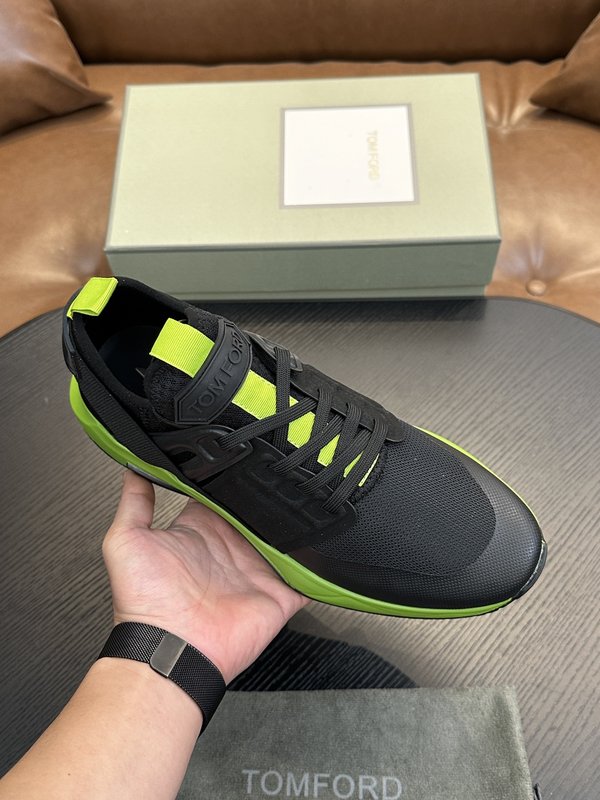 TOM FORD Cambridge 가죽 스니커즈 001-179203