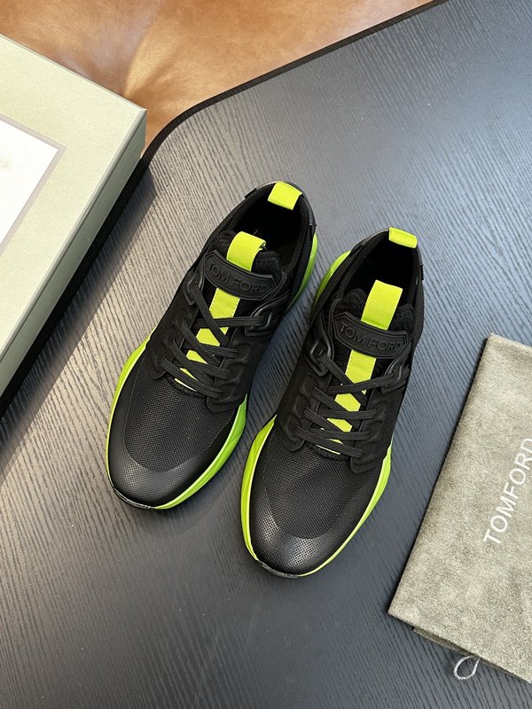 TOM FORD Cambridge 가죽 스니커즈 001-179203