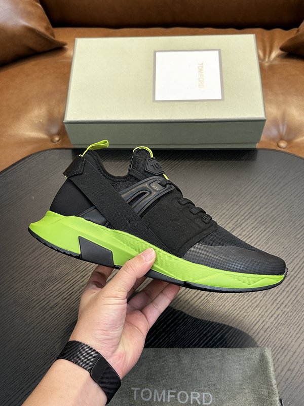 TOM FORD Cambridge 가죽 스니커즈 001-179203