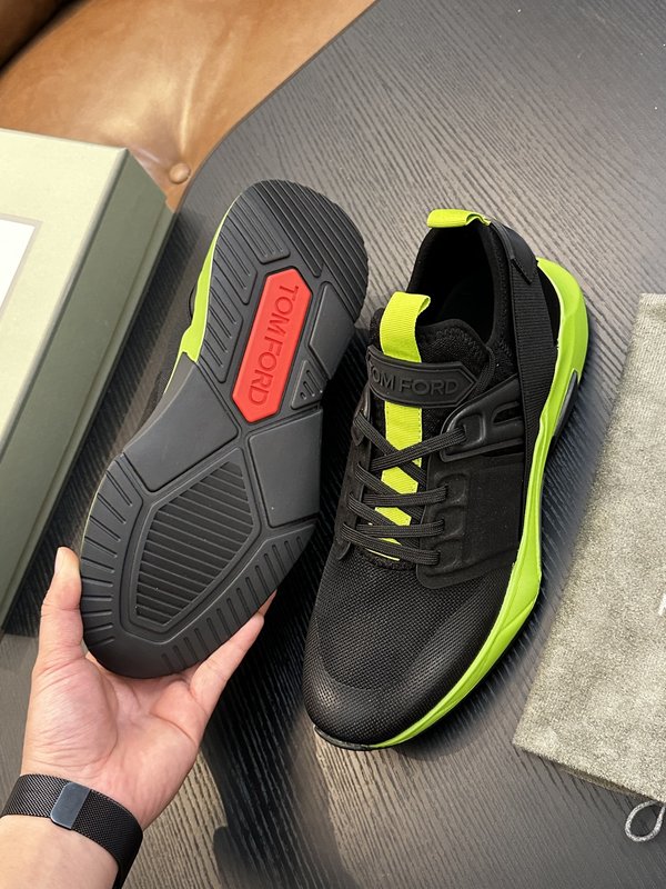 TOM FORD Cambridge 가죽 스니커즈 001-179203