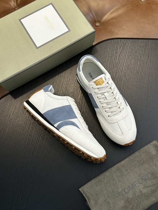TOM FORD 가죽 로우탑 스니커즈 001-179205