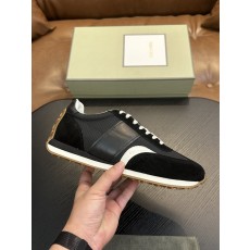 TOM FORD 가죽 로우탑 스니커즈 001-179212